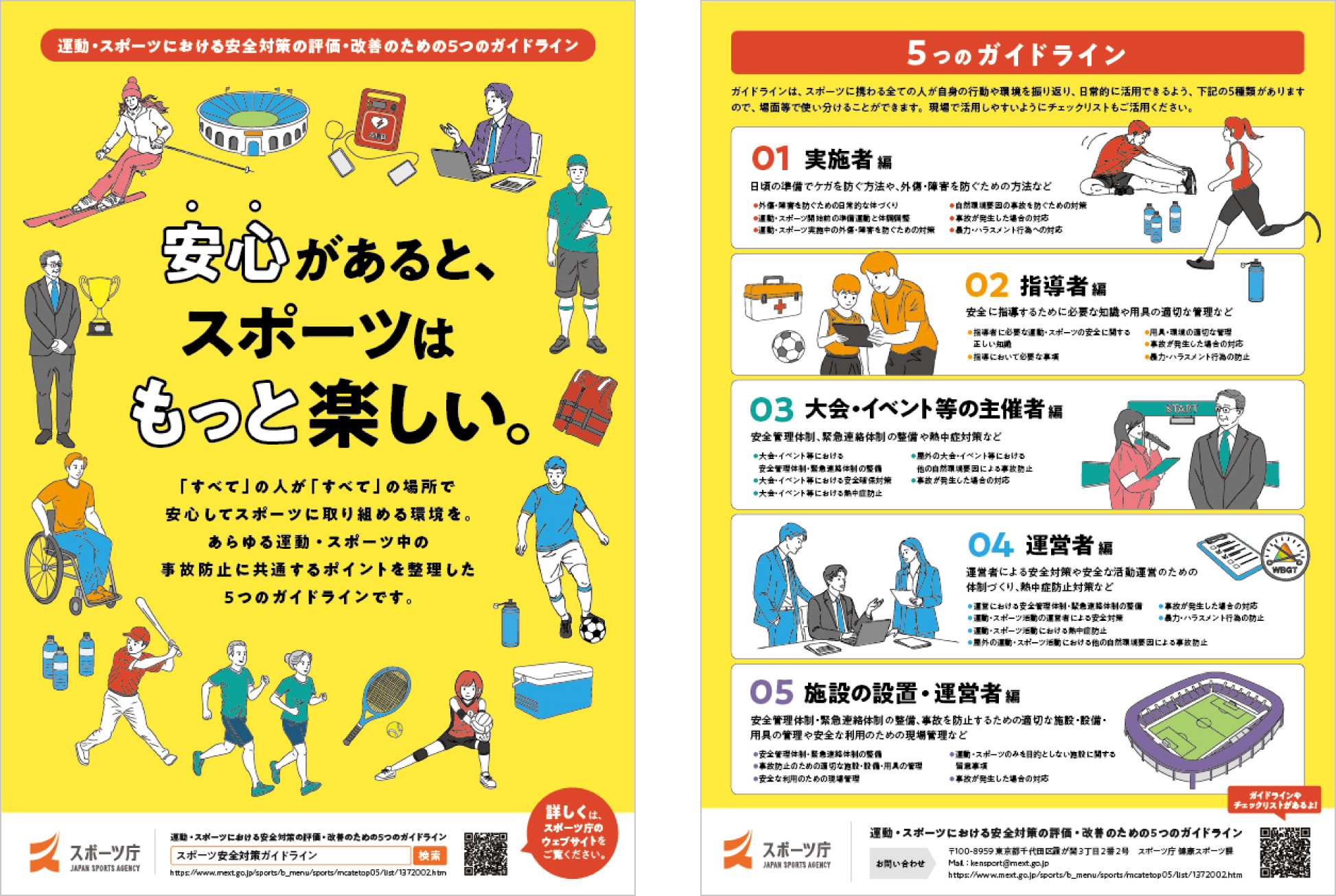 安全対策ガイドライン［ポスター/チラシ］